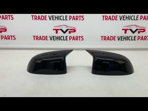 Fits BMW X3 X4 X5 X6 X7 G01 G02 G05 G06 G07 2018- Door Wing Mirror Covers Caps Pair Gloss Black video