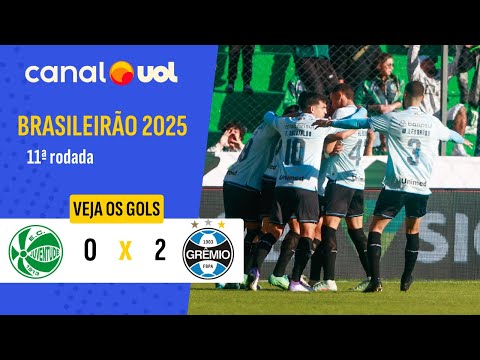 JUVENTUDE 0 X 2 GRÊMIO | BRASILEIRÃO 2025 | VEJA OS GOLS DE BRAITHWAITE E CRISTIAN OLIVEIRA