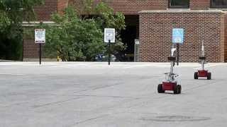 Robotic Follower System using an Active Antenna Tracking - Field Test 2