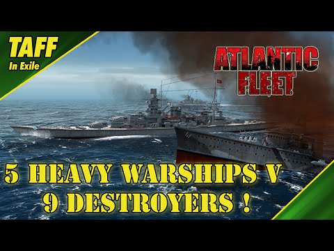 Steam Community :: Video :: Atlantic Fleet | 5 Heavy Warships V's 9 ...