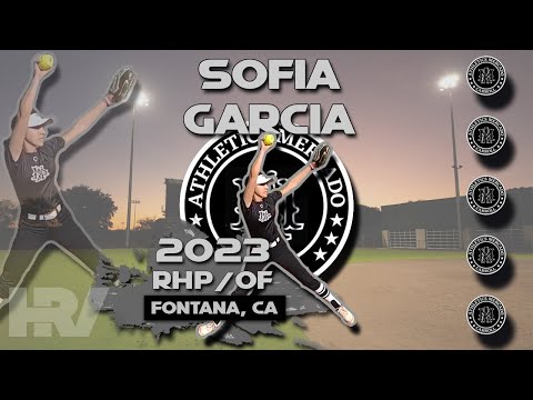 2023 Sofia Garcia 🥎 Pitcher and Outfield, Softball Skills Video - Athletics Mercado Carroll