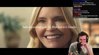 Reacting to Anthropic Ads