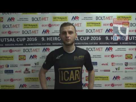 9. HFC 2016 - Wywiad z Przemysław Kanarek (Poker Team Lublin) po meczu z SMD LED Rzeszów