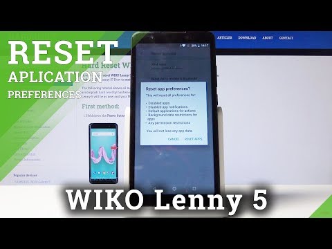 How to Reset Apps in WIKO Lenny 5 – Remove App Customization