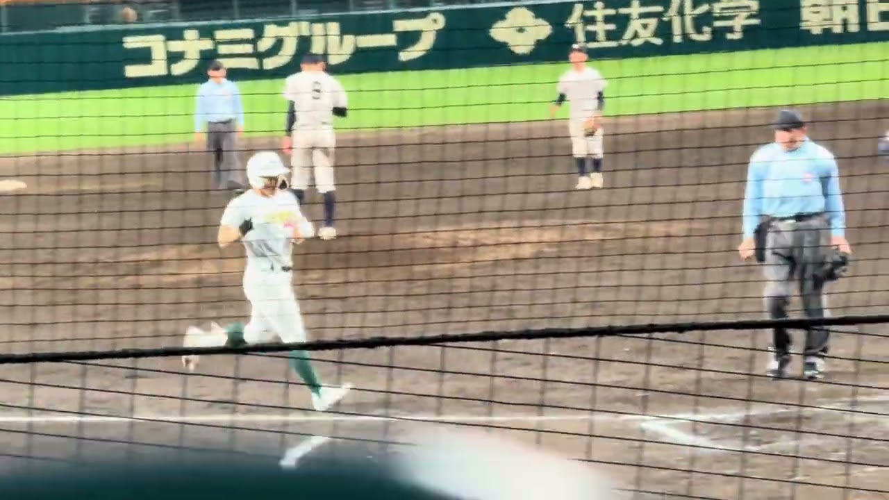 専大松戸 吉田颯人 ホームラン（九州国際大付属戦/第98回センバツ）