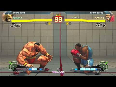 SSF4: EG PR Balrog vs Snake Eyez - Lanhammer 2013