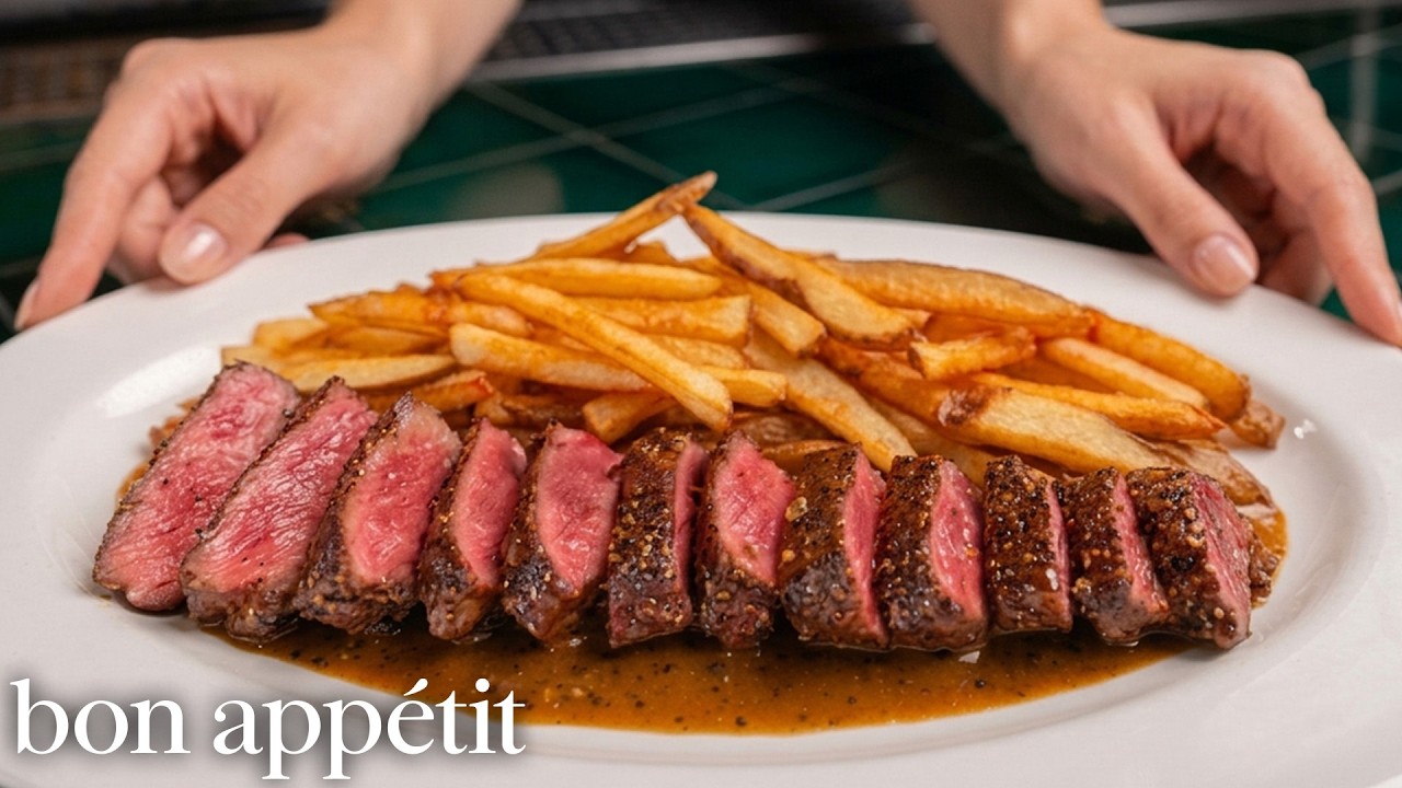 How a Master French Chef Makes Steak Frites At Home | Fundamental French Cooking | Bon Appétit