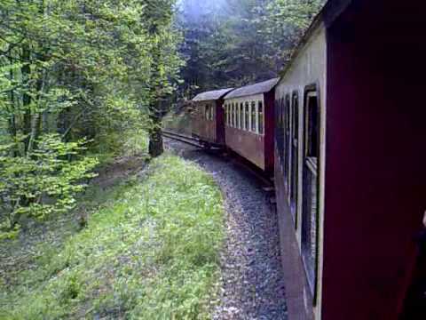 Selketalbahn Alexisbad - Gernrode - Quedlinburg -1- Harz (26 april 2009)