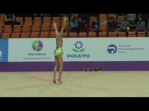 Kilianova Xenia, hoop, Cup Champions Gazprom, Qualification Grand Prix, 2014