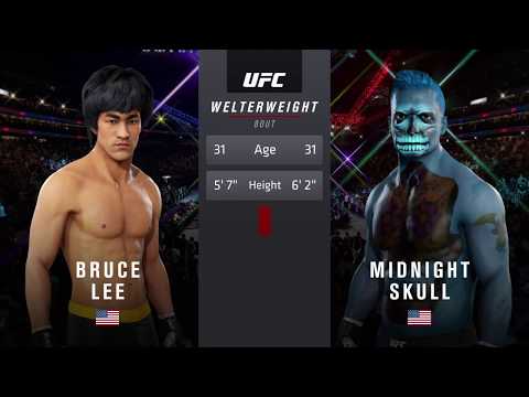 Bruce Lee vs. Midnight Skull (EA Sports UFC 3)