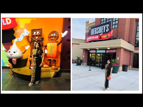 World Famous Hershey’s chocolate factory tour ride 😋❤️