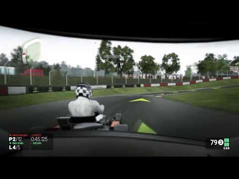 Project Cars PS4 gokart gameplay  (125ccm career mode)