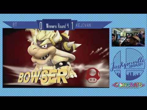 Jax Smash Weekly 5/18/17 - KeJovan(Bowser) Vs BT(Wario) - Wii U Winners Quarters