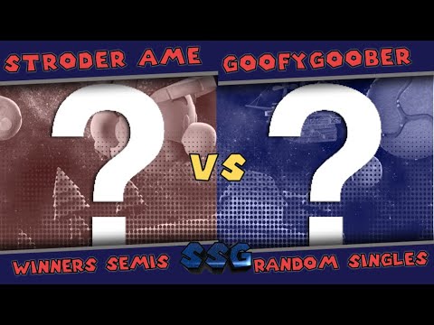Super Smash Galaxy Random Singles: Stroder Ame vs GoofyGoober Winner's Semifinals