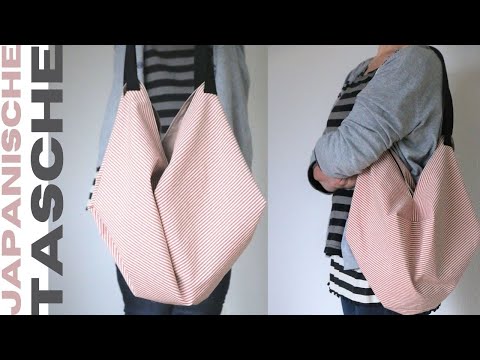 Japanische Tasche nähen: kinderleicht und riesengroß
