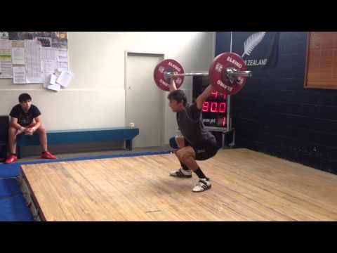 Gillies Comp 22/6/13 - Caleb Symon - Olympic weightlifting