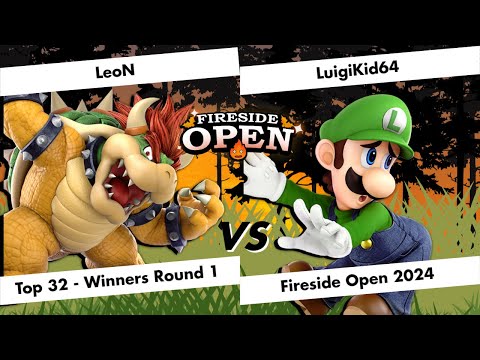 Fireside Open 2024  - LeoN (Bowser) vs LuigiKid64 (Luigi) - Top 32 Winners Round 1