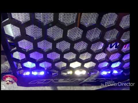 Aerox 155 RADIATOR COVER LED LIGHTS MOD
