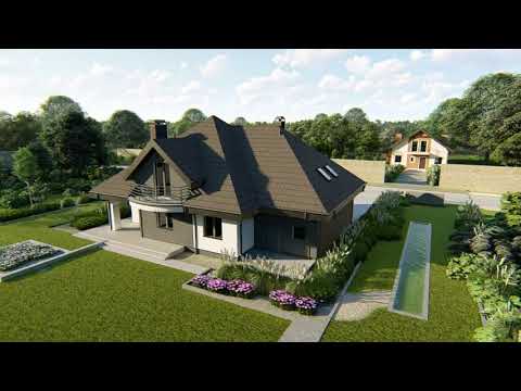 Z18 GL bk   -  Gotowy projekt domu z poddaszem użytkowym we współczesnym stylu do 186 m2