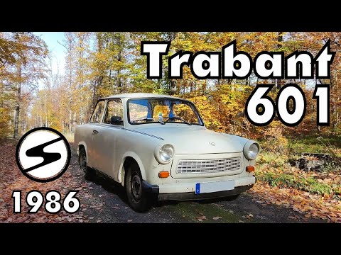 Trabant 601s 1986 - two Stroke 26 hp GDR Car - Test drive POV top speed - German built Oldtimer