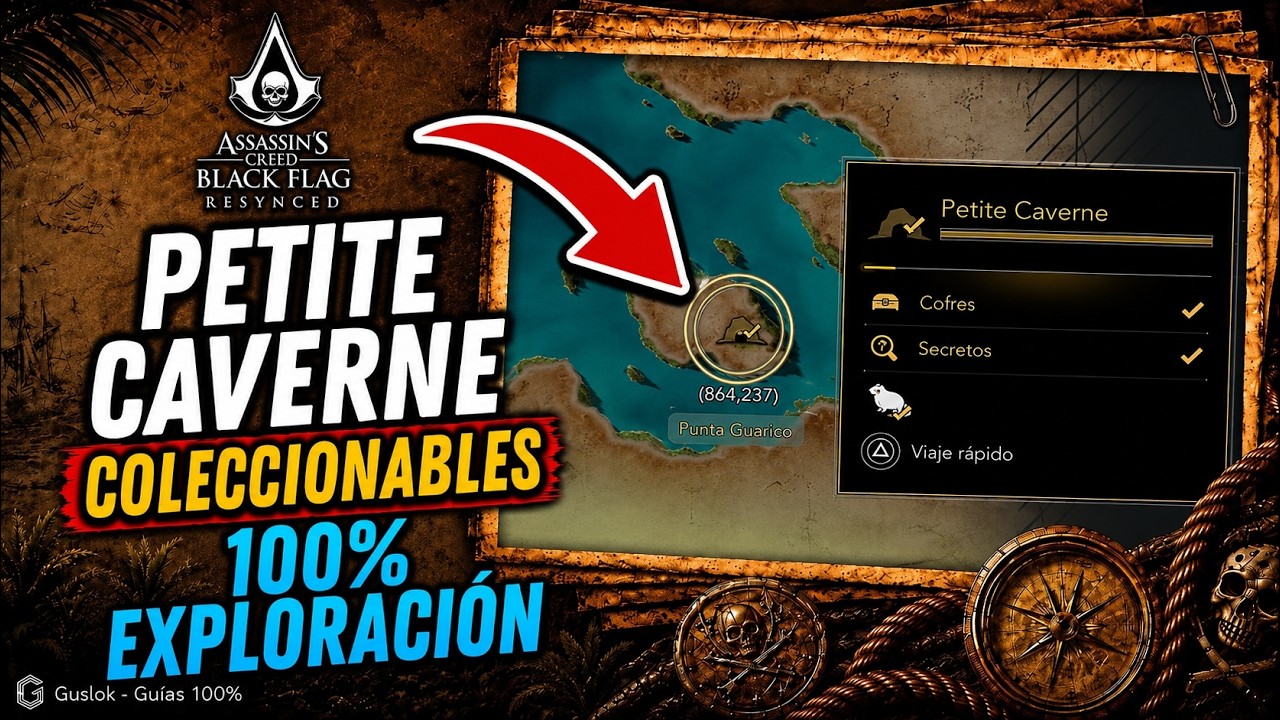Petite Caverne Todos Los Coleccionables 100% | Assassin’s Creed Black Flag Resynced Petite Caverne Todos Los Coleccionables 100% | Assassin’s Creed Black Flag Resynced