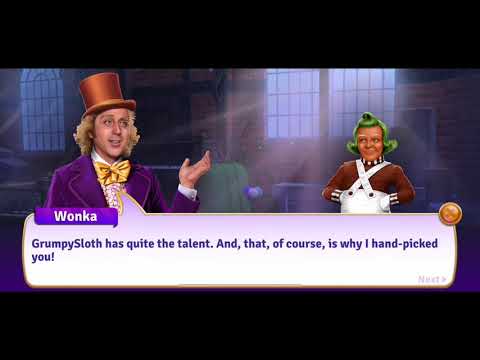 Willy Wonka episode 2 - Wonka's World of Candy Match 3 - Gameplay (iOS, Android) Chocolate Factory