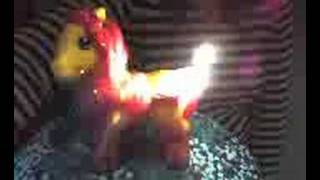 World Peace and a Rocket Powered Pony ... ON FIRE