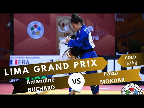 Amandine BUCHARD VS Faiza MOKDAR Lima Grand Prix 2025 GOLD medal contest -57 kg