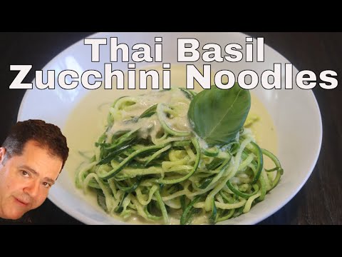 Thai Basil Zucchini Noodles