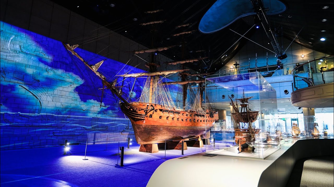 Embark on a walking tour of the Kobe Maritime Museum.