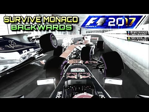SURVIVE MONACO BACKWARDS CHALLENGE - Simulation Damage F1 2017