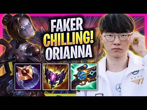 FAKER CHILLING WITH ORIANNA! - T1 Faker Plays Orianna MID vs Twisted Fate! | Season 2025