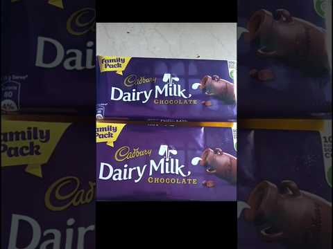 dairy milk family pack chocolate Rs100 #yammy #viral #food #trending #unpacking