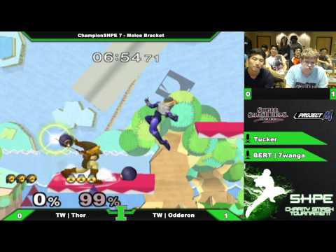 [ChampionSHPE7] TW | Thor (Link) vs. TW | Odderon (Sheik) Melee Singles