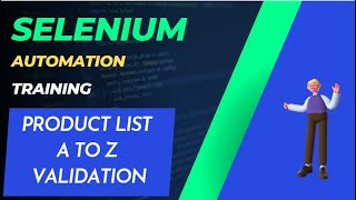 SELENIUM - TRAINING 5 - Product List A - Z (Ascending Order) Verification