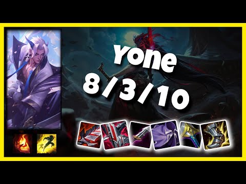 Yone vs Jayce 10.25 Mid Lane Challenger Gameplay S11 (8/3/10) - EU