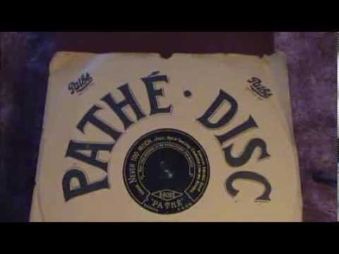 Early 14 Inch PATHE Center Start Phonograph Record Played On Victor III w/Vicsonia Reproducer