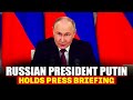 Russian President Vladimir Putin Gives Addresses Press From The Kremlin India Pakistan S400