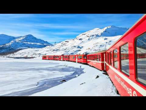 The MOST BEAUTIFUL Train Journey in the World! | Bernina Express Switzerland 🇮🇹🇨🇭 ❄️