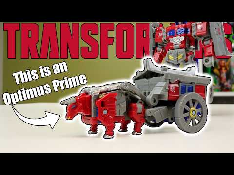 This Optimus Prime Turns Into An Ox |  #transformers Timelines Samurai Optimus Prime & Starscream