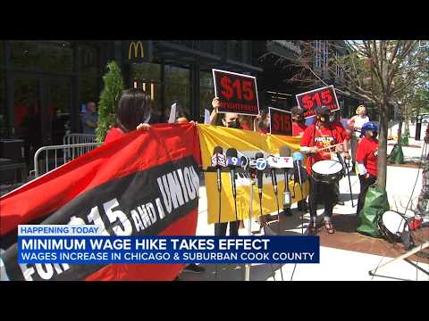 Chicago, Cook County minimum wage increases take effect