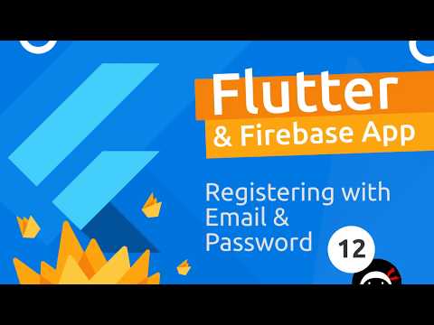 Flutter Firebase App Tutorial 12 Register With Email Password