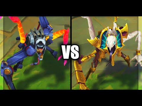 Praetorian Fiddlesticks vs Risen Fiddlesticks Epic Skins Comparison (League of Legends)