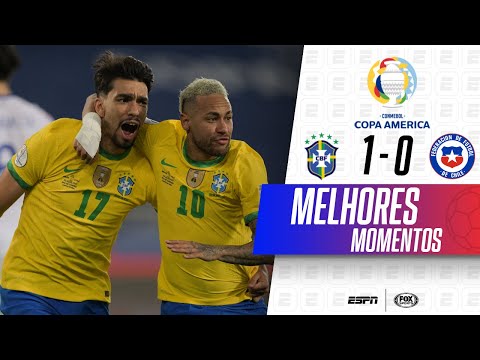 Gols e lances de Brasil x Chile