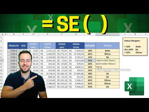 Função SE no Excel | O Básico para Sair do Zero | Fórmula SE Excel | 2 Exemplos Práticos