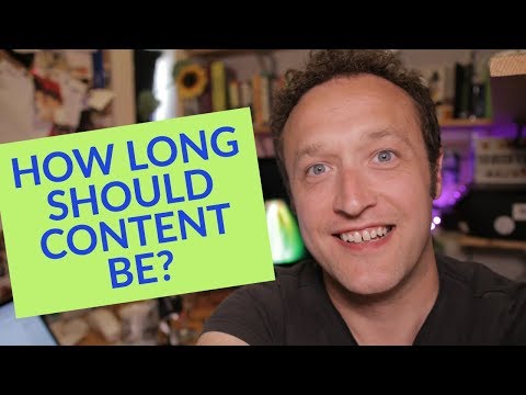 How long should AFFILIATE CONTENT be? Video