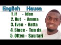 Learning English 10 English Words And Their Meaning In Hausa