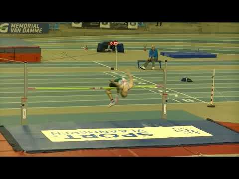 Jonas Vander Avert  BK KvV hoogspringen indoor meerkamp Gent
