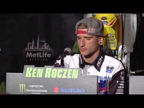 Race Day LIVE 2015 - E. Rutherford - Ken Roczen at the Press Conference