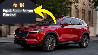 “Front radar sensor blocked” warning in Mazda vehicles
